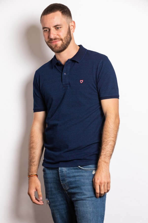  HEATHER BLUE POLO ALFRED 