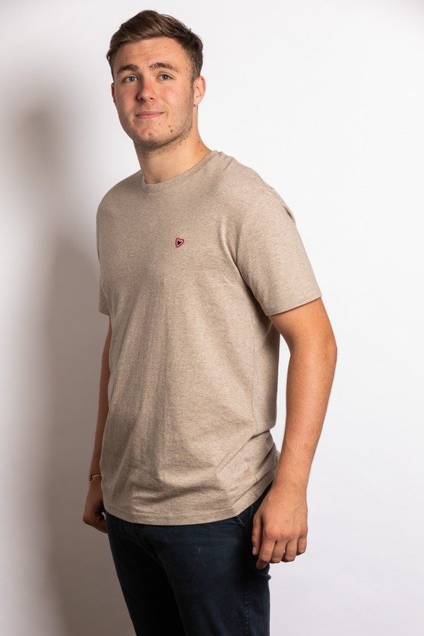 Tee Shirt col rond bleu chin Jules 84