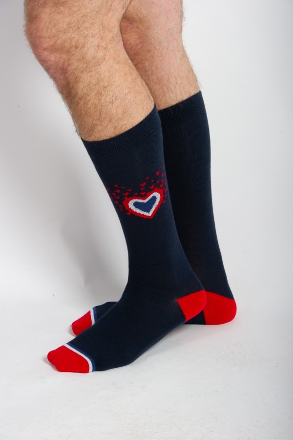 Chaussettes divers coeurs 