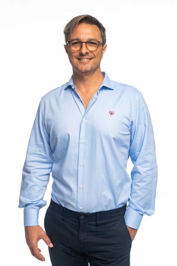 Chemise ville bleu ciel oxford LORENZO