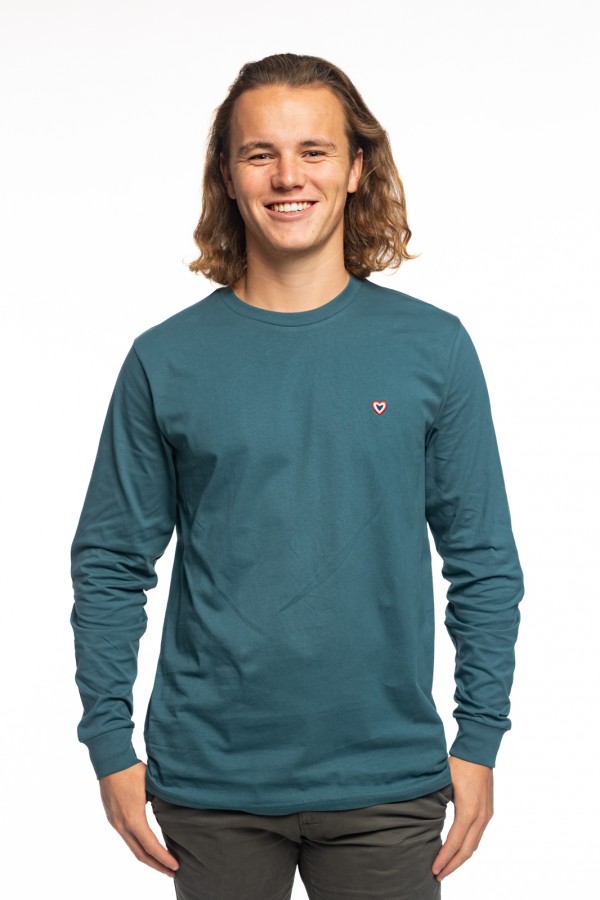 Tee Shirt manches longues gris chin clair 