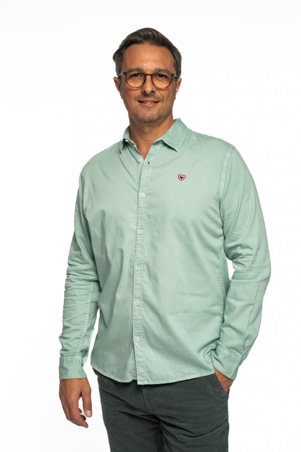Chemise popeline blanche Adelin 8370