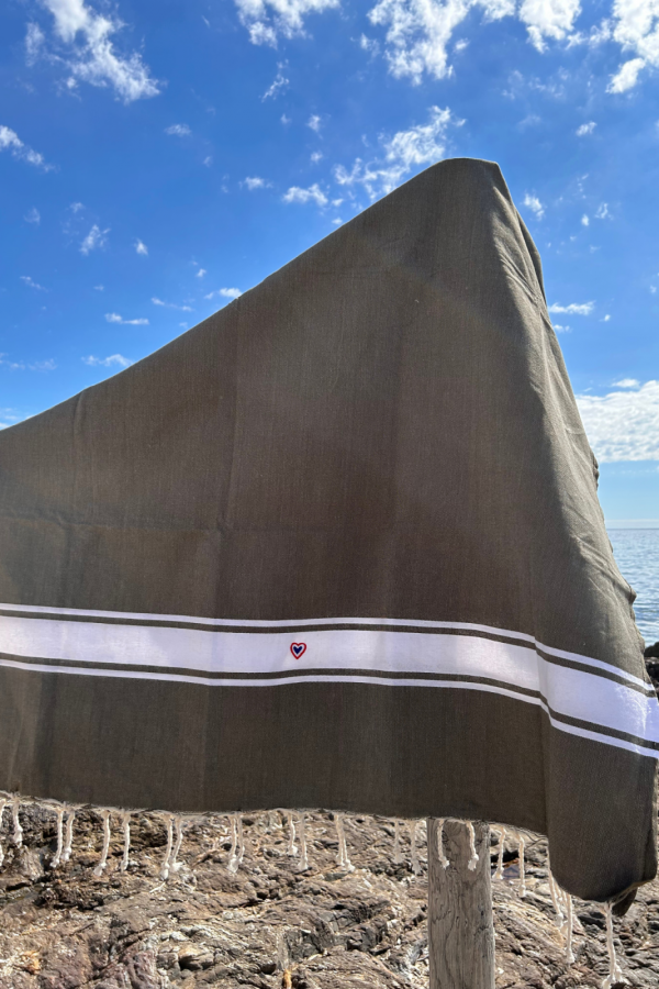 Dark khaki classic fouta