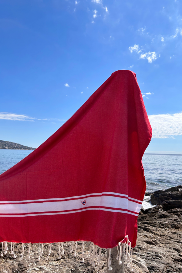 Fouta Classic red