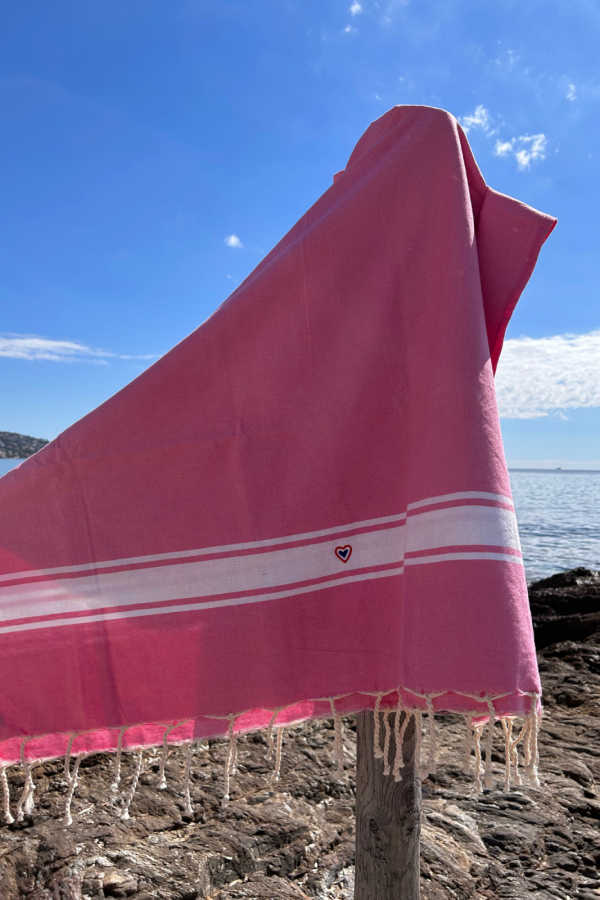 Fouta Classique rose