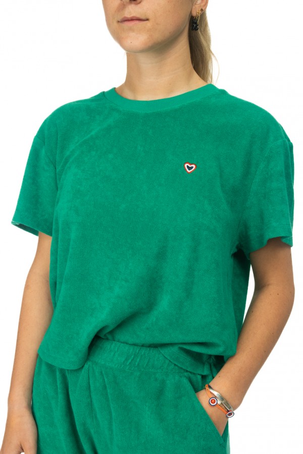 Tee-shirt éponge vert