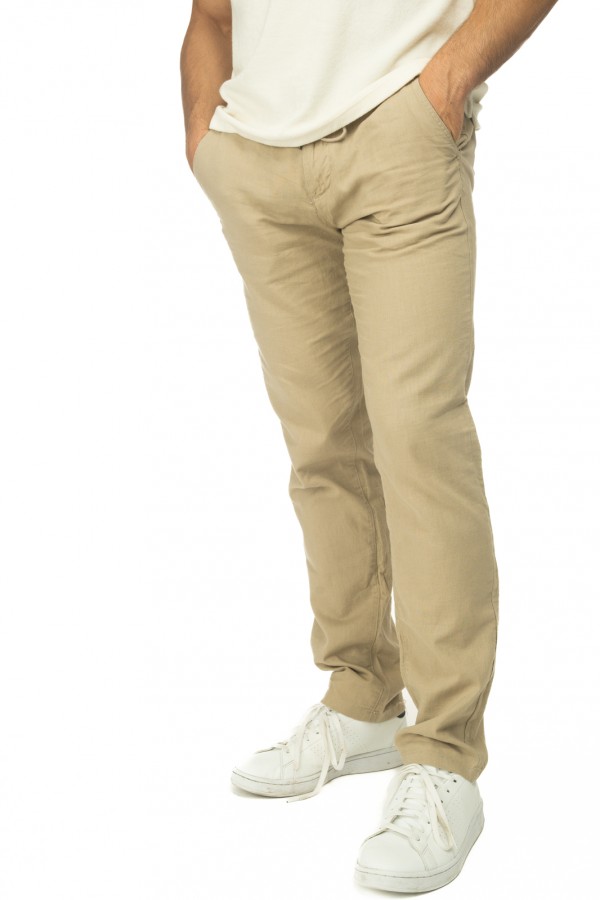 Pantalon chino beige