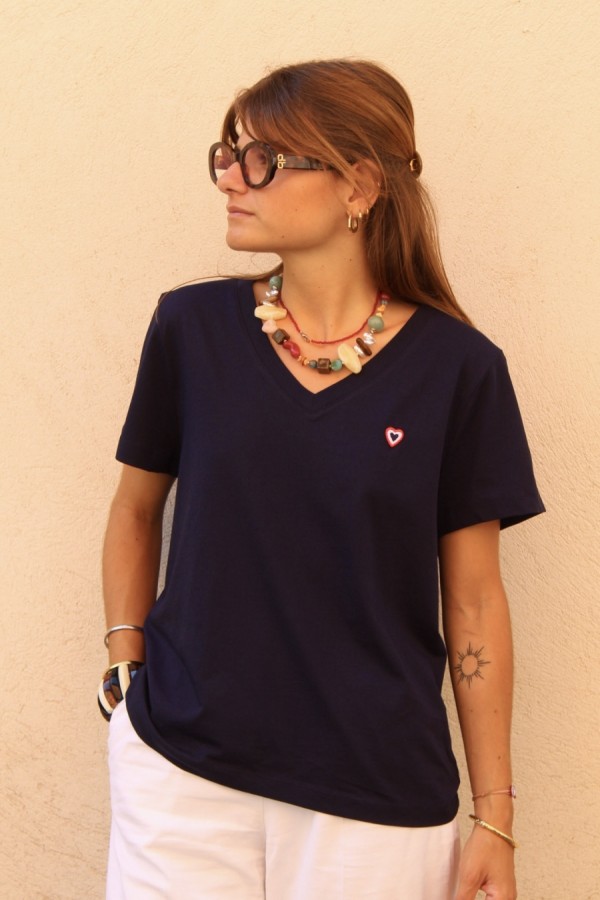 Navy t-shirt Marie