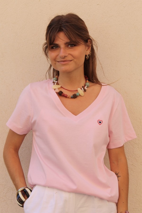 Marie pink T-shirt